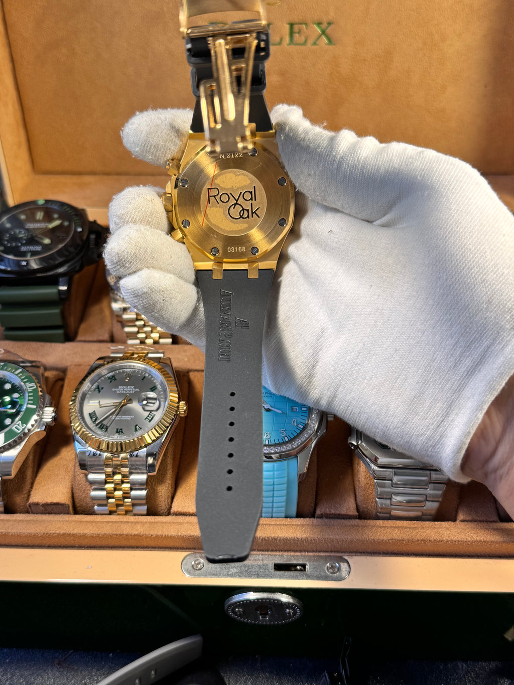 AYDEMARS PIQUET RAINBOWS WITH RUBBER STRAP