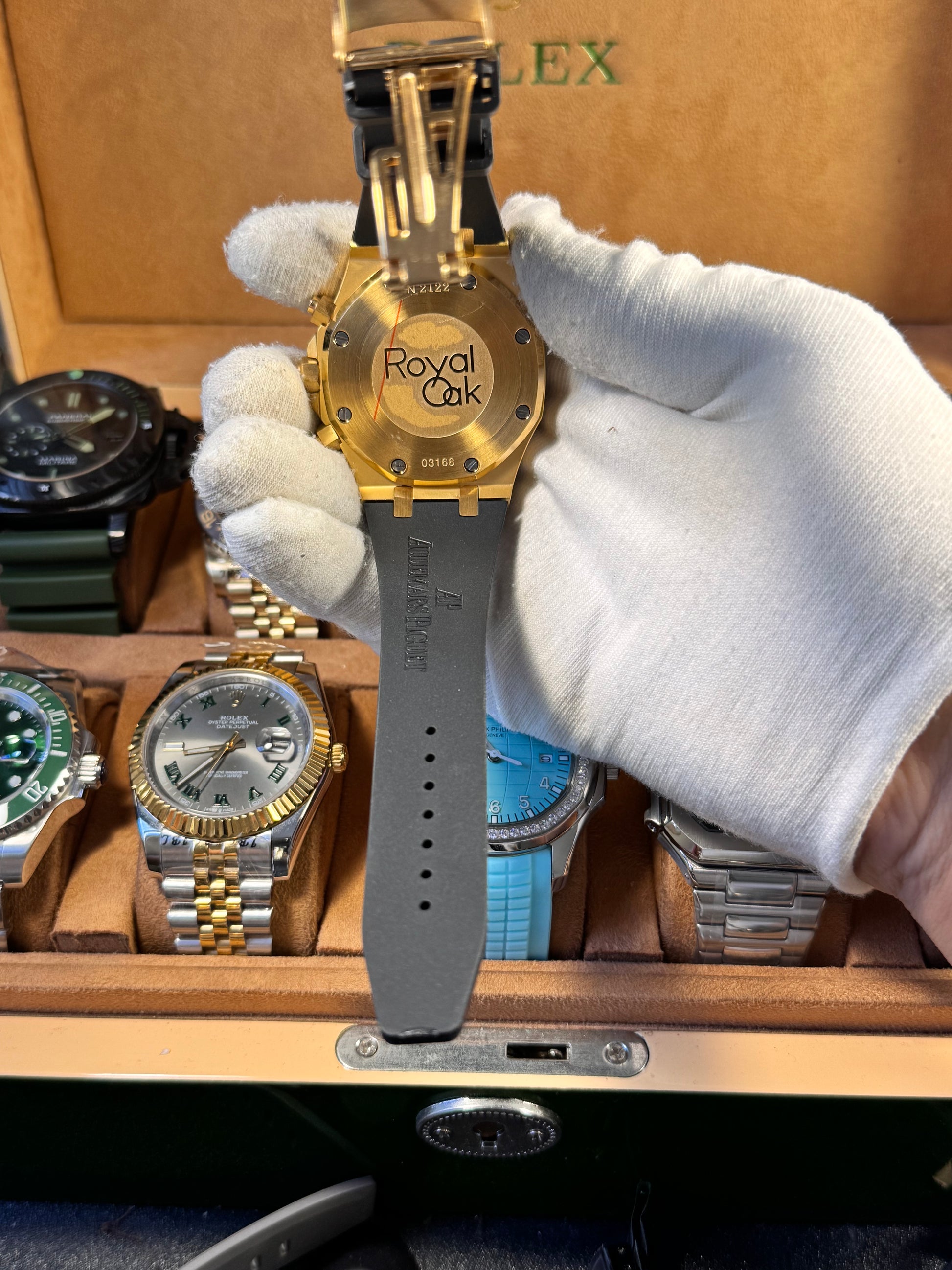 AYDEMARS PIQUET RAINBOWS WITH RUBBER STRAP