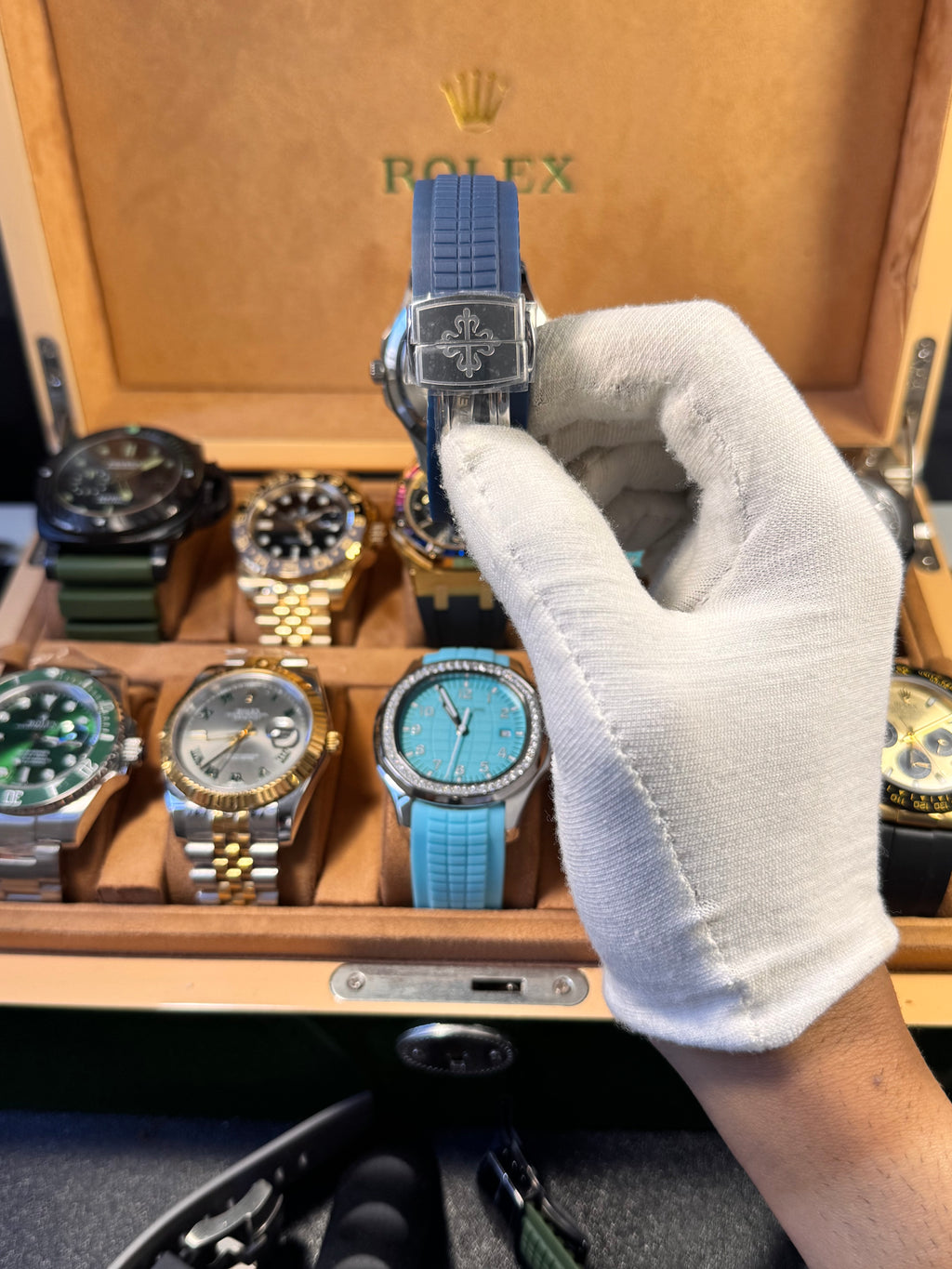PATEK PHILLIPE CUBITUS BLUE RUBBER 40MM