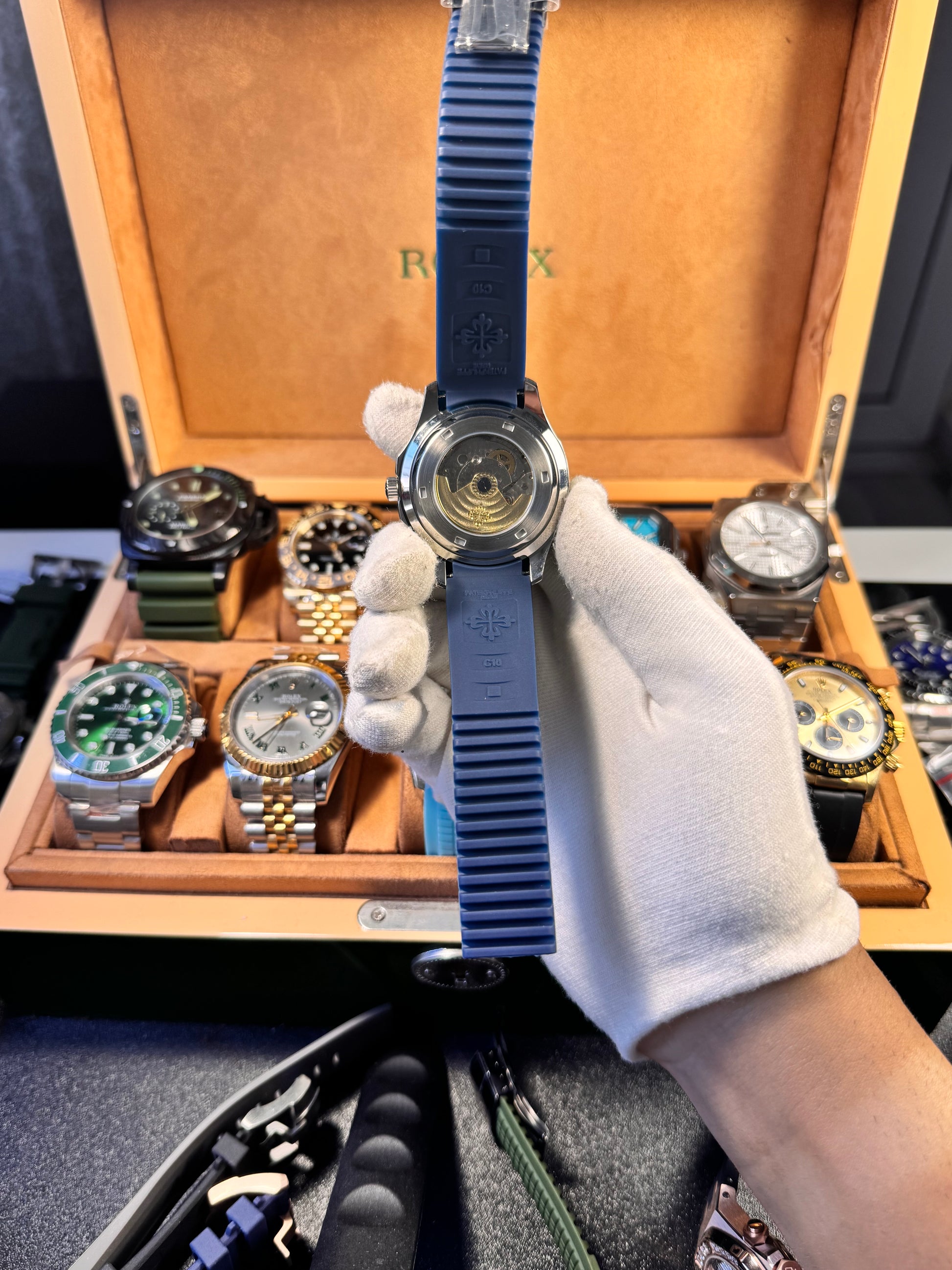 PATEK PHILLIPE CUBITUS BLUE RUBBER 40MM