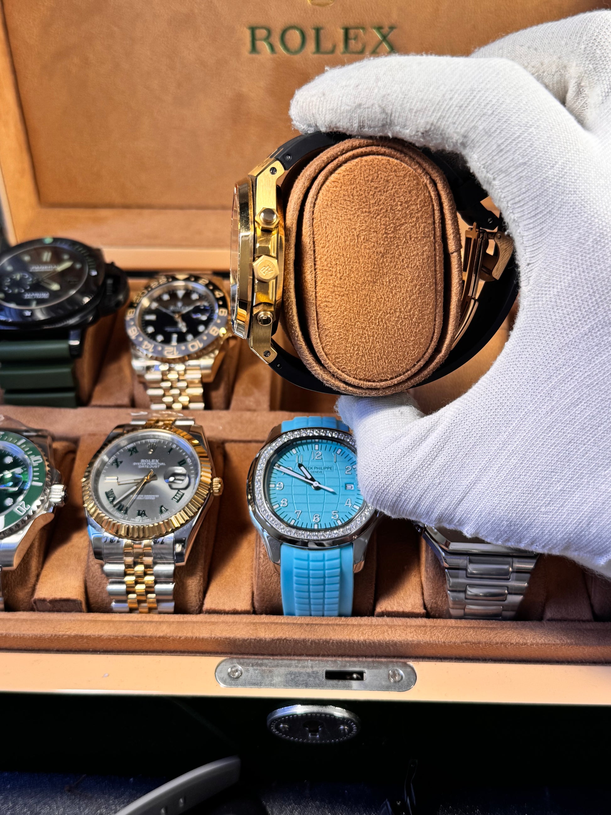 AYDEMARS PIQUET RAINBOWS WITH RUBBER STRAP