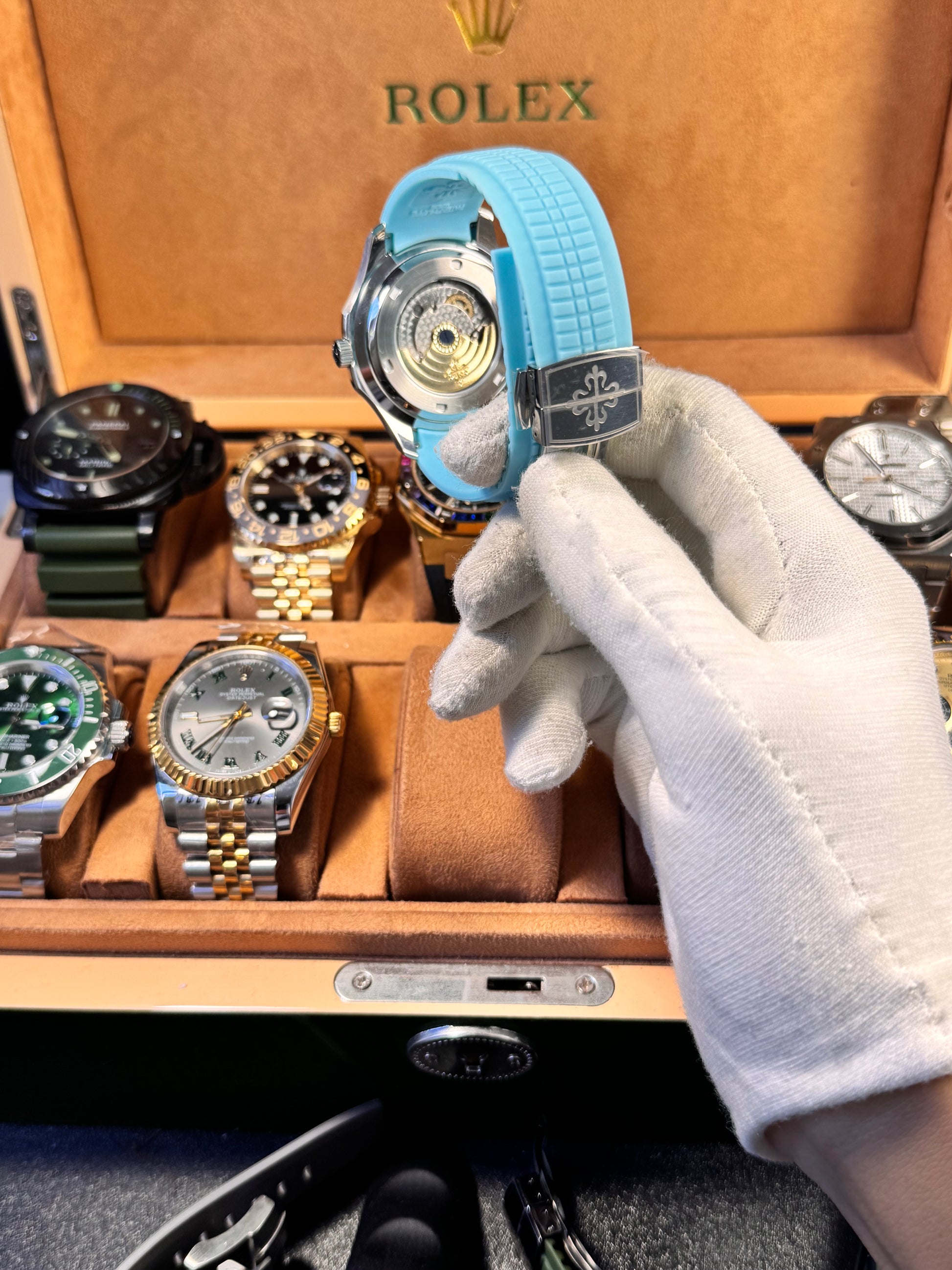 PATEK PHILLIPE CUBITUS TIFFANY WITH DIAMONDS 40MM