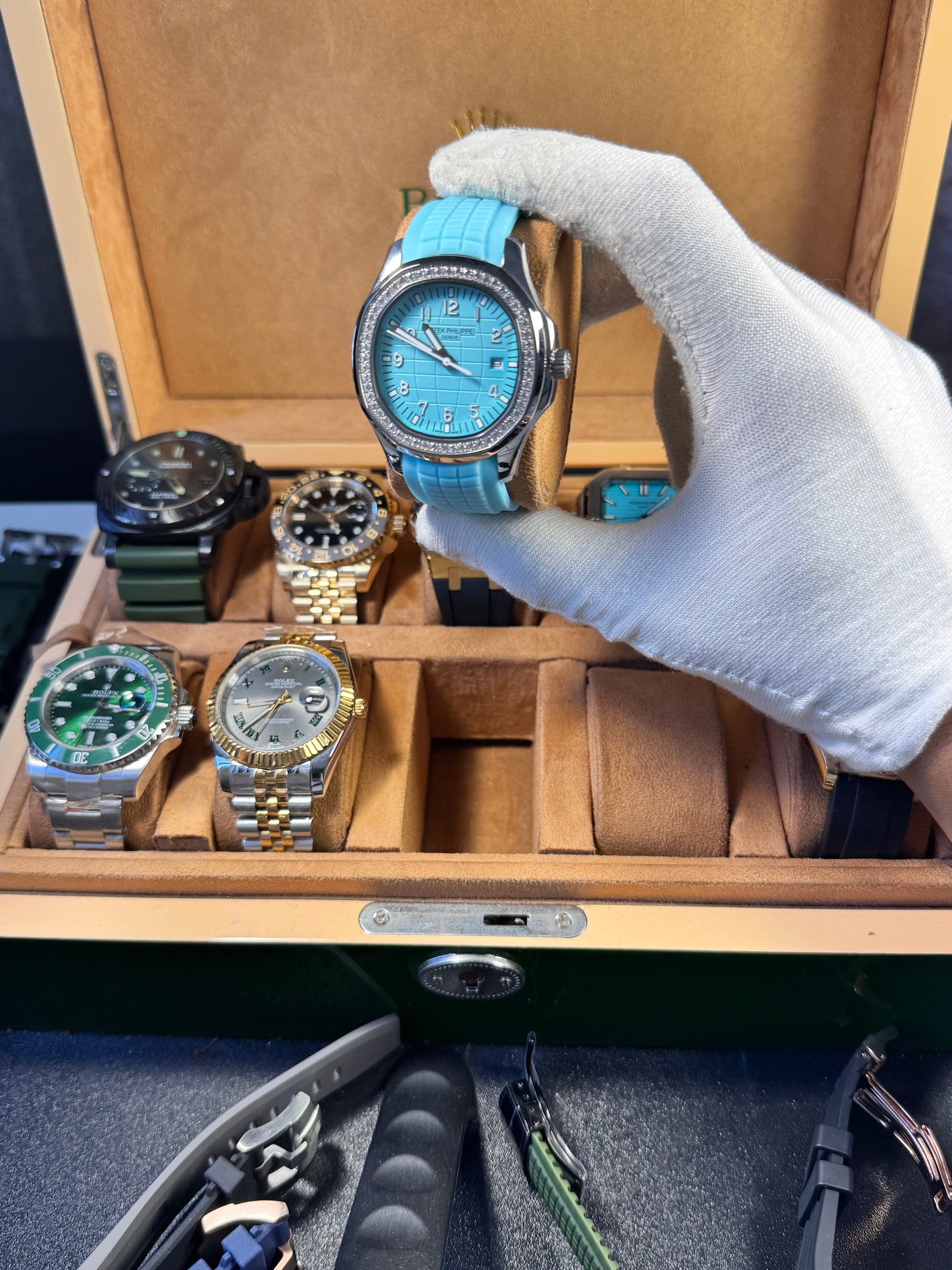 PATEK PHILLIPE CUBITUS TIFFANY WITH DIAMONDS 40MM