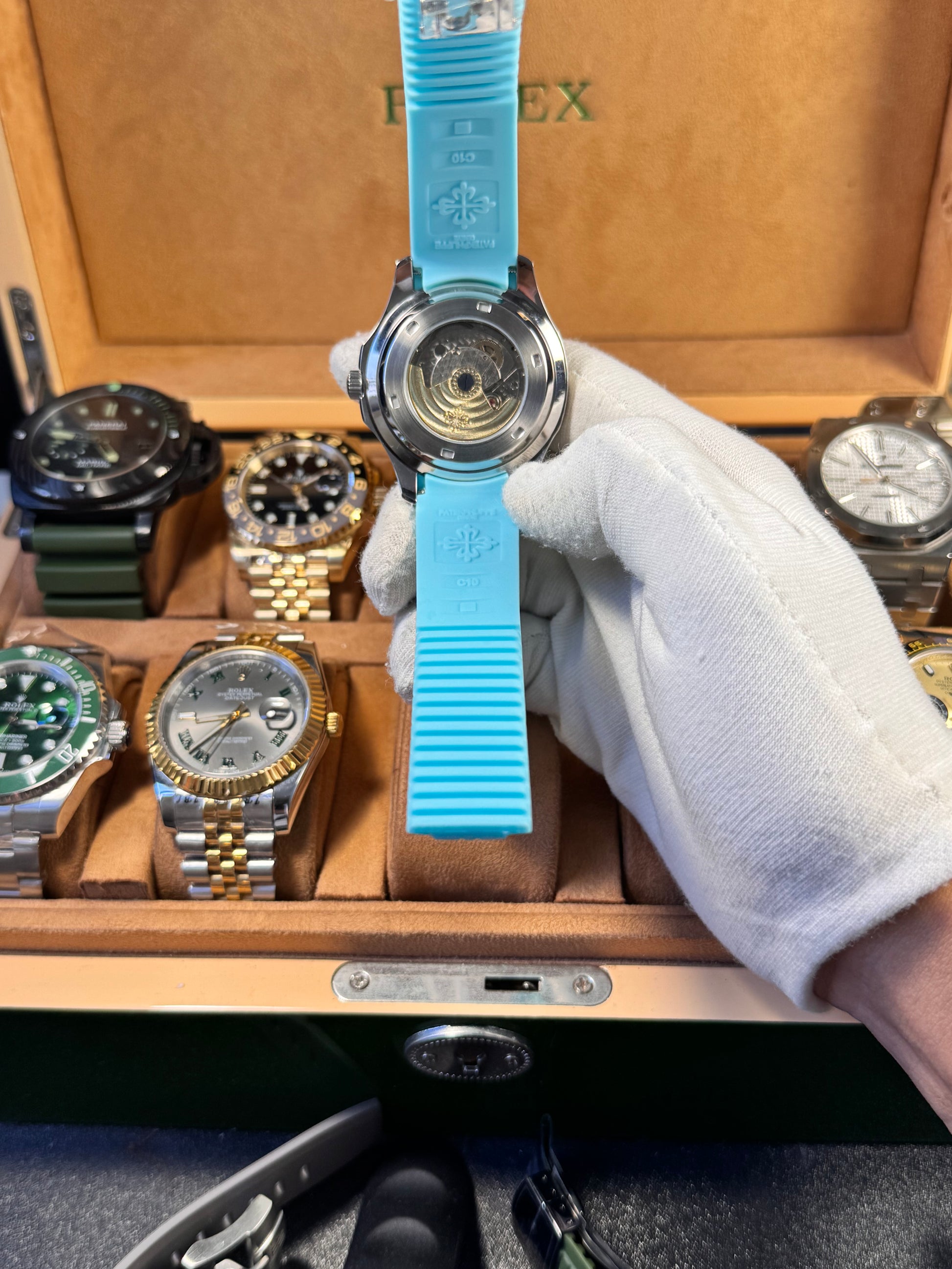 PATEK PHILLIPE CUBITUS TIFFANY WITH DIAMONDS 40MM
