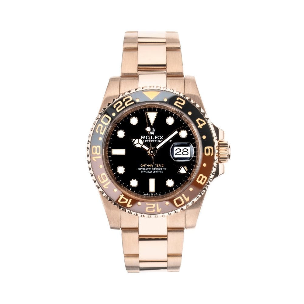Rolex gmt master ll rose gold 41MM(root bear)