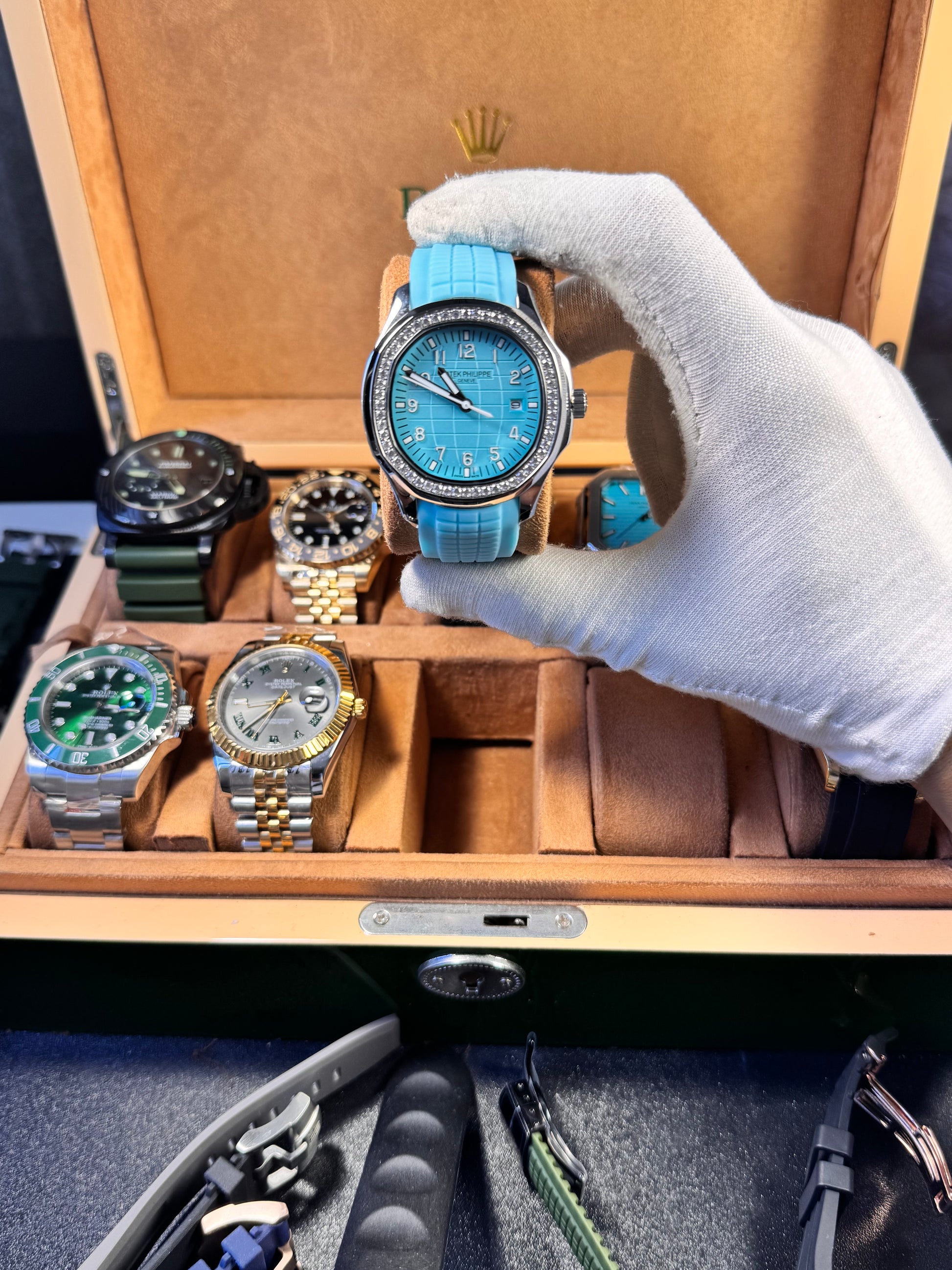 PATEK PHILLIPE CUBITUS TIFFANY WITH DIAMONDS 40MM