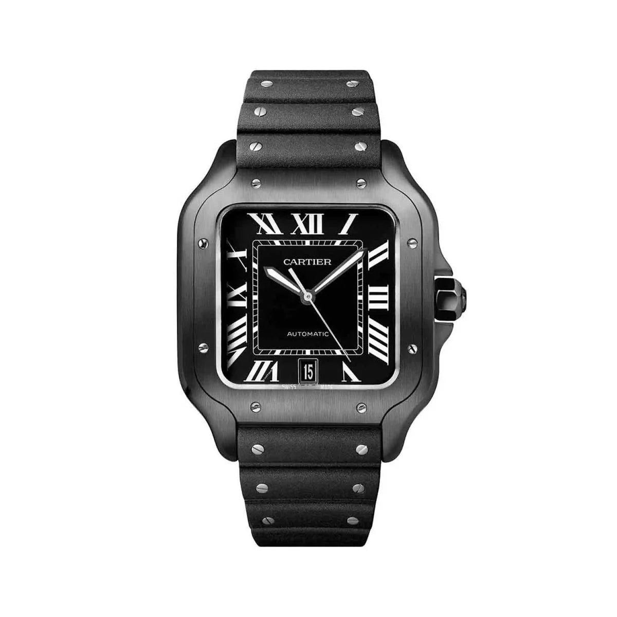 Cartier santos black
