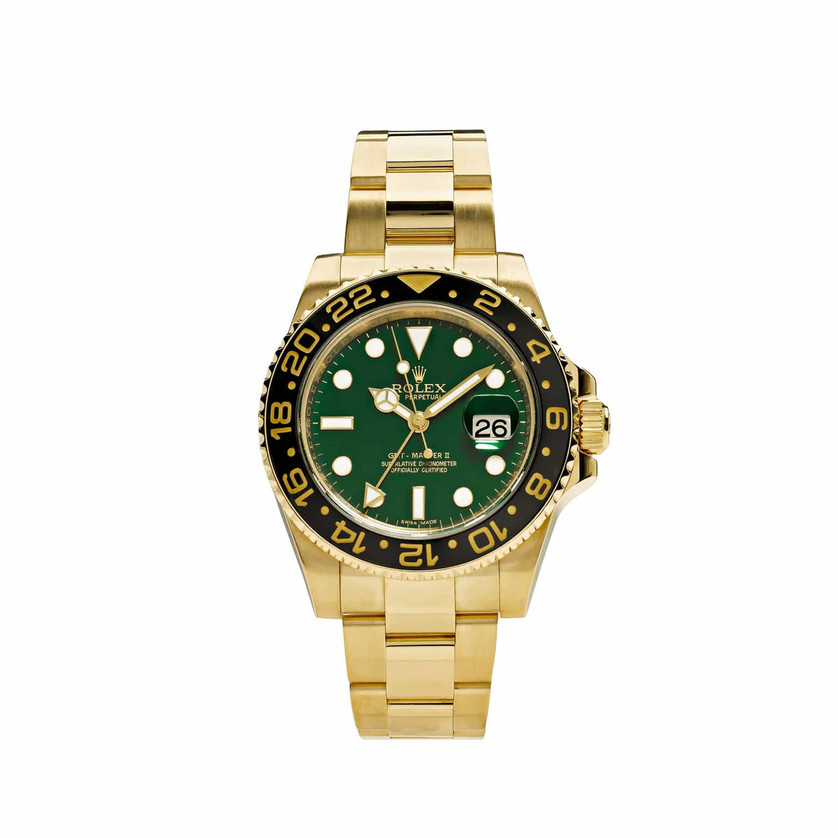 Rolex gmt master ll green dial 41MM