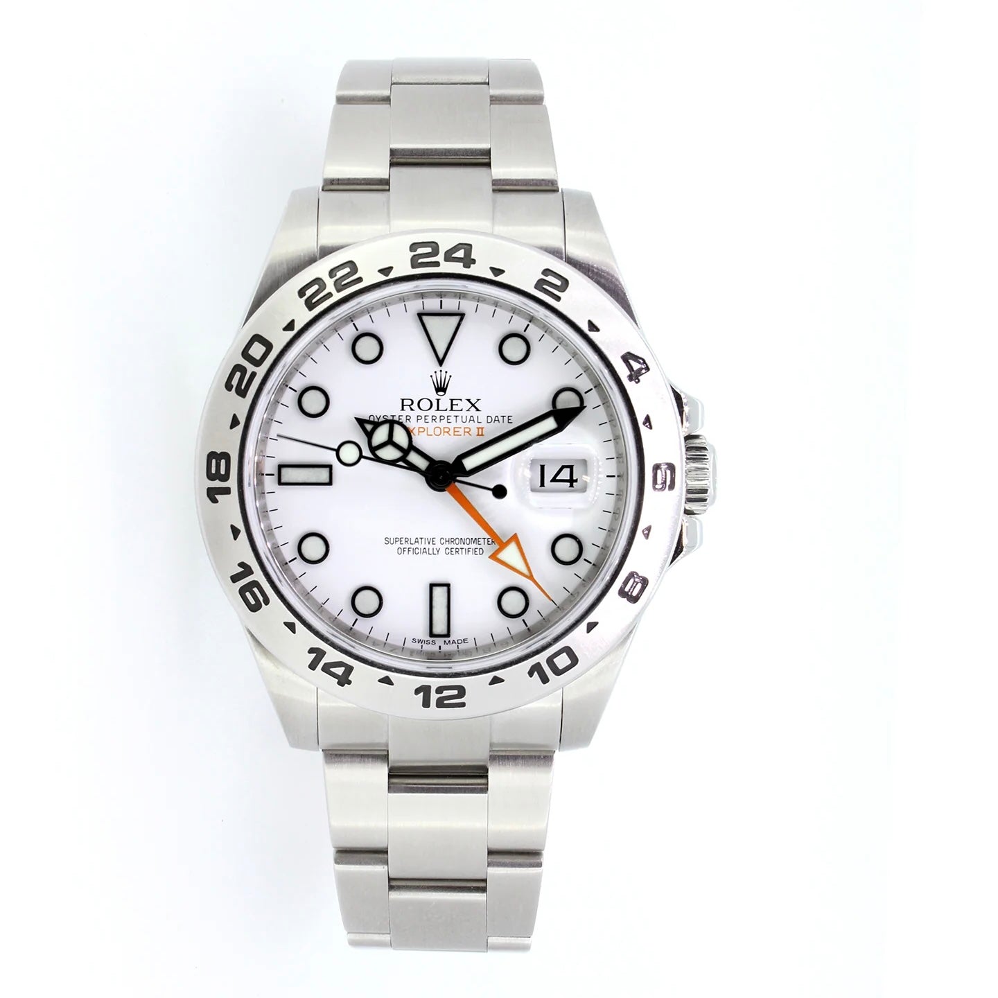 Expoler ll white dial 40M