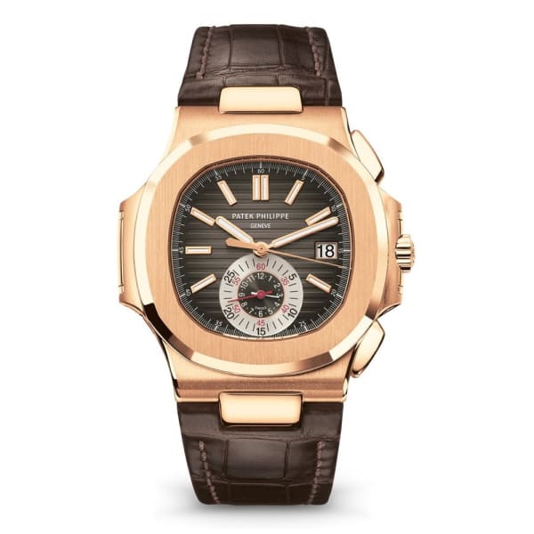 PATEK PHILLIPE NAUTILUS gold leather