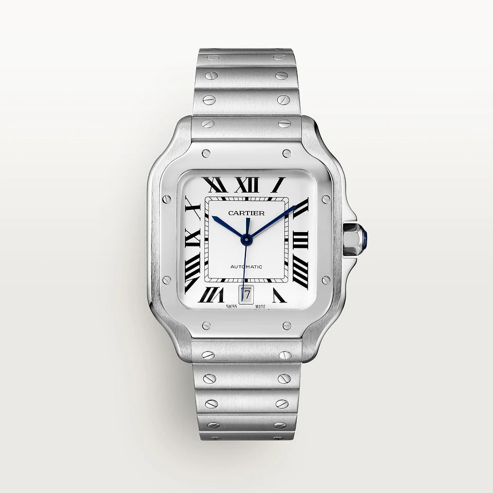 Cartier santos white dial